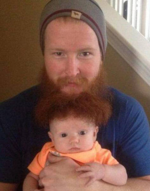 Barba de pai, cabelo de filho.