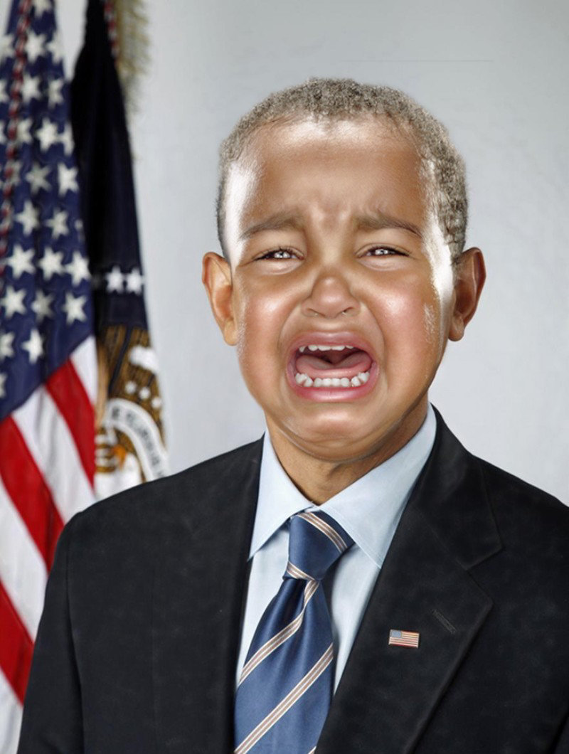 Presidente Choro Obama.