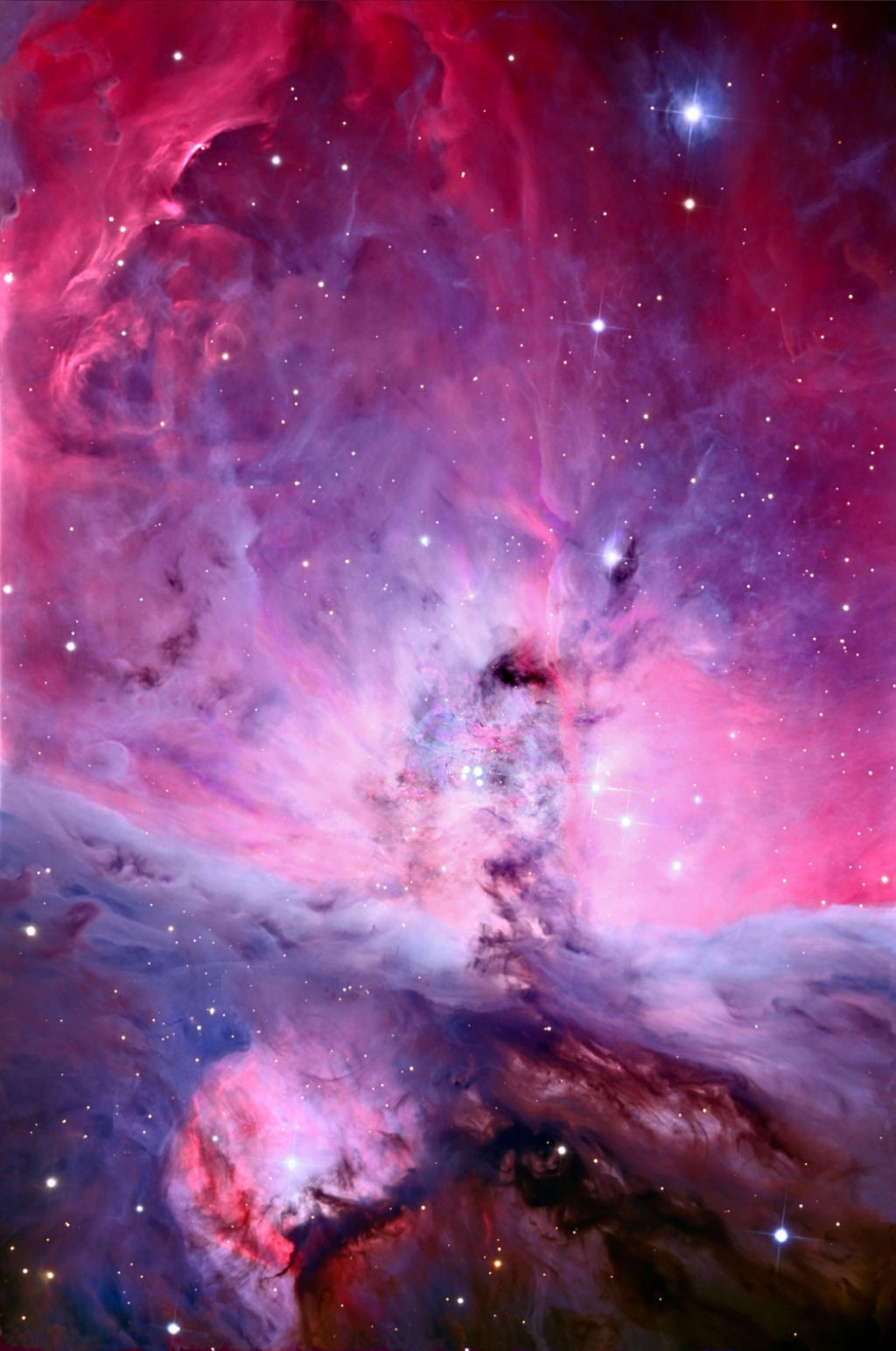 Foto com a mais alta resoluo j tomada por um telescpio da nebulosa de Orion.