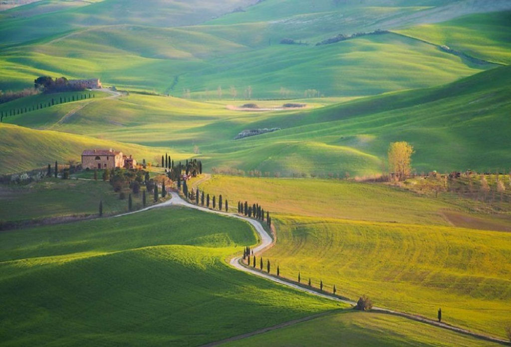 A beleza idílica de Toscana. Por Marcin Sobas.