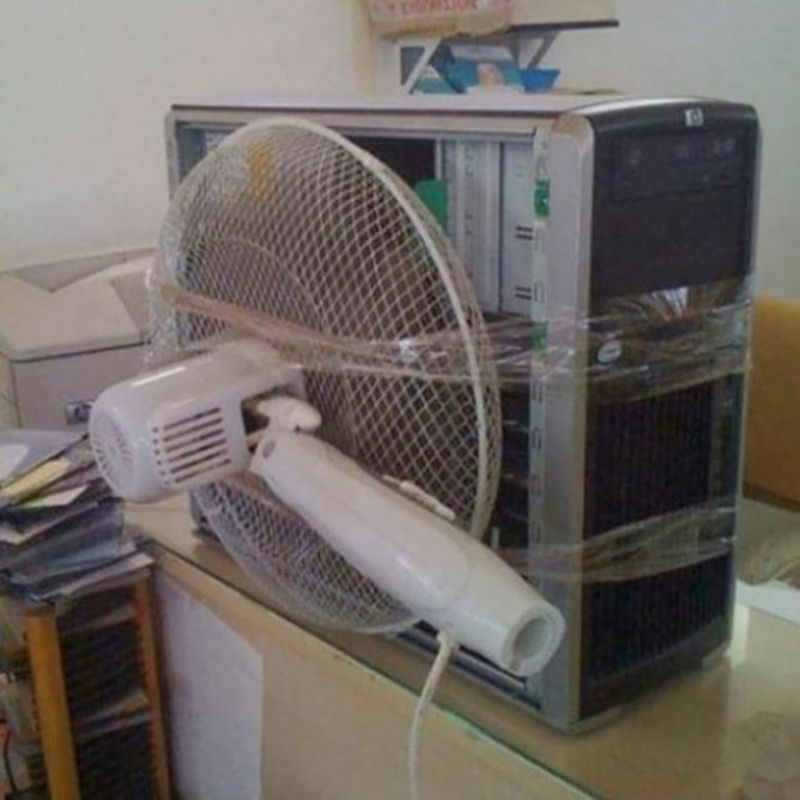 Refrigeração extra no PC sem ter que gastar uma dinheirama em sistemas de ventilação modernos.