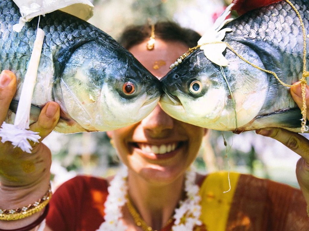 Olho de peixe, Mahabalipuram, Índia. Por Brian Callaway.