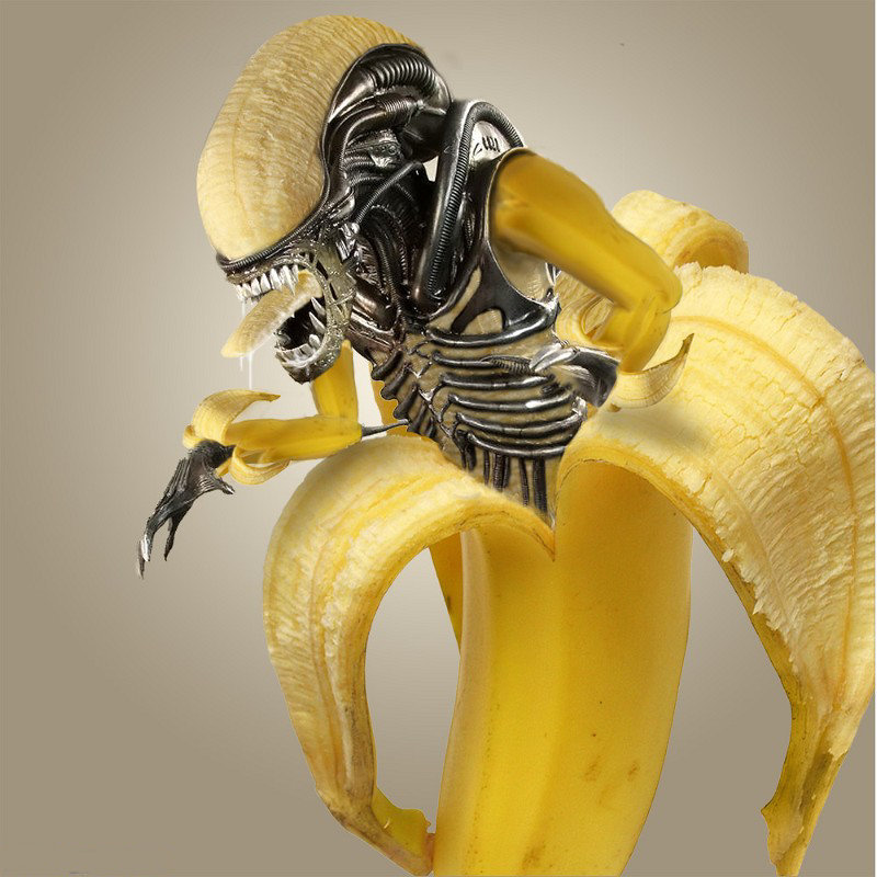 Banana aliengena.