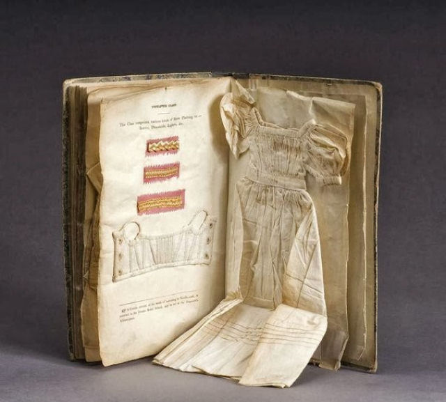 Livro de amostras de costura. Dublin, Irlanda, 1833-1837.