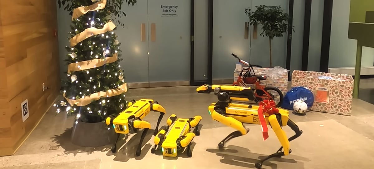 Roboces da Boston Dynamics se nem para decorar a rvores de Natal