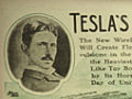 Nikola Tesla e sua arma para fabricar tsunamis 