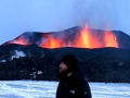 O vulcão Eyjafjallajökull na Islândia