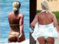 Britney fotochopada para campanha de lingerie