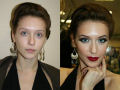 Mais uma sessão de maquiagem, antes e depois