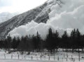 Avalanche provocada no monte Cheget, Rússia