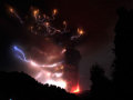 A erupção do vulcão chileno: o Inferno na Terra
