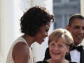 Angela Merkel tem uma coisa para Michelle Obama