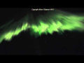 Espetacular aurora boreal em tempo real