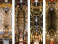 Panoramas verticais incríveis de tetos de igrejas