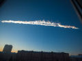 A queda de um meteorito causa o pânico em três cidades dos Urais da Rússia