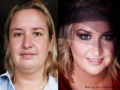 Antes e depois de milagres da maquiagem 2