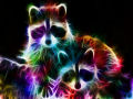 Espetaculares retratos de animais com uma explosão eletrizante de cores