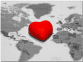 Um mapa mundial do amor indica países onde as pessoas se sentem mais, e menos, amadas