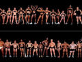 Comparando os diferentes tipos de corpo de atletas olímpicos