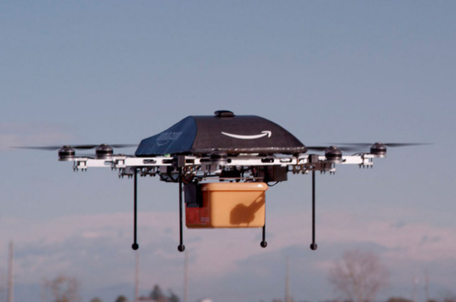 Amazon planeja entregar seus pedidos com drones não tripulados