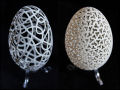 As intrincadas esculturas com ovos de ganso de Piotr Bockenheim