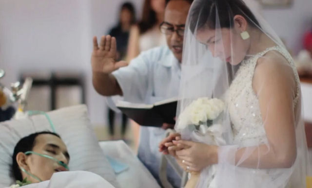 Emocionante casamento de um noivo com câncer terminal vai fazer você chorar