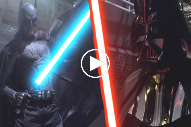 Batman versus Darth Vader, o sonho de todo nerd feito realidade