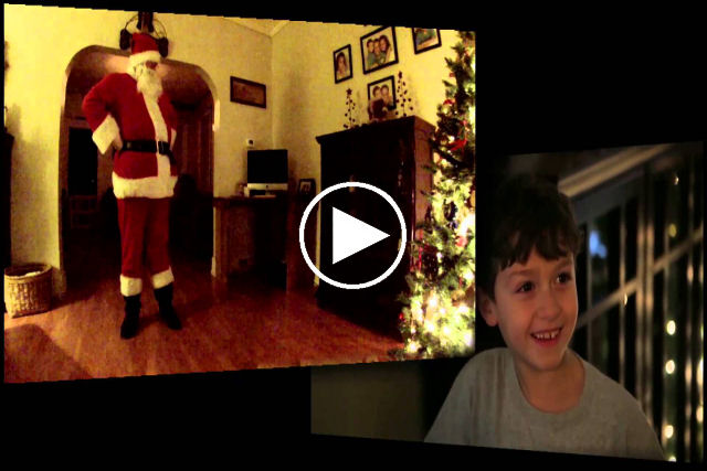 Tio editou um vídeo para fazer sobrinho pensar que tinha flagrado Papai Noel