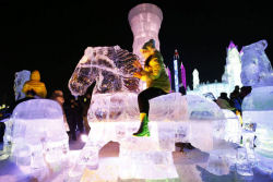 Harbin celebra mais um Festival Internacional de Gelo e Neve