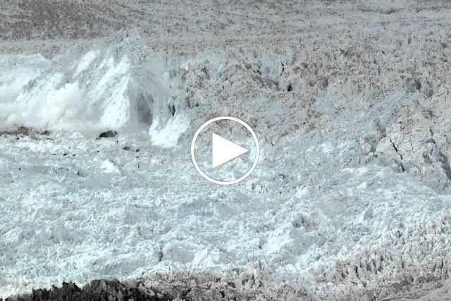Veja a maior ruptura de uma geleira jamais captada na história