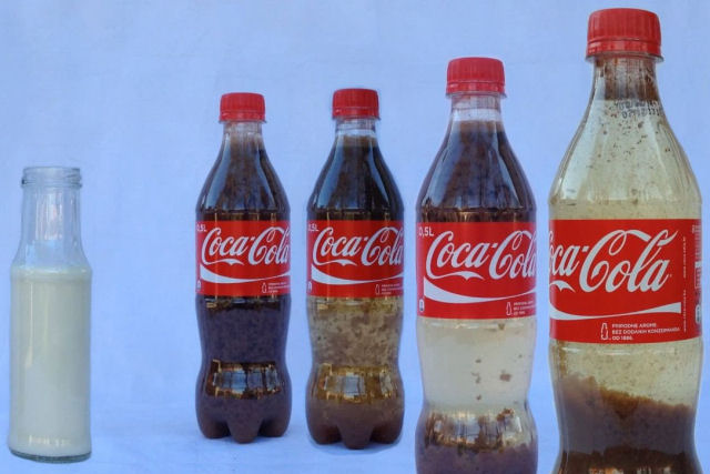 O experimento da Coca-Cola e leite é chocante