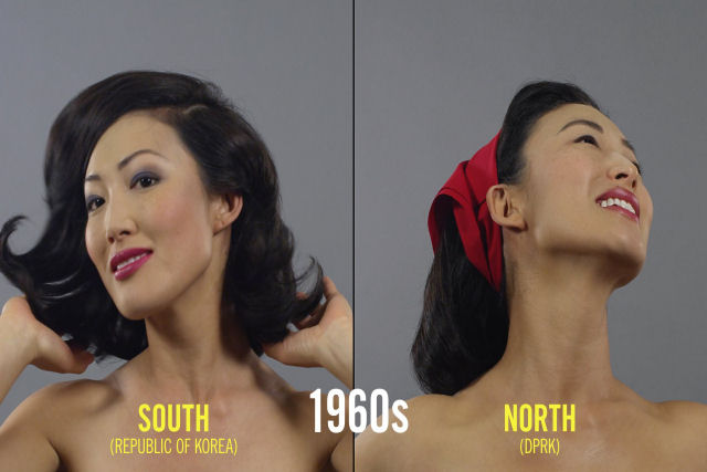 Maquiadores recriam 100 anos de estilos de beleza coreana em um minuto