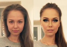 Antes e depois de milagres da maquiagem 3