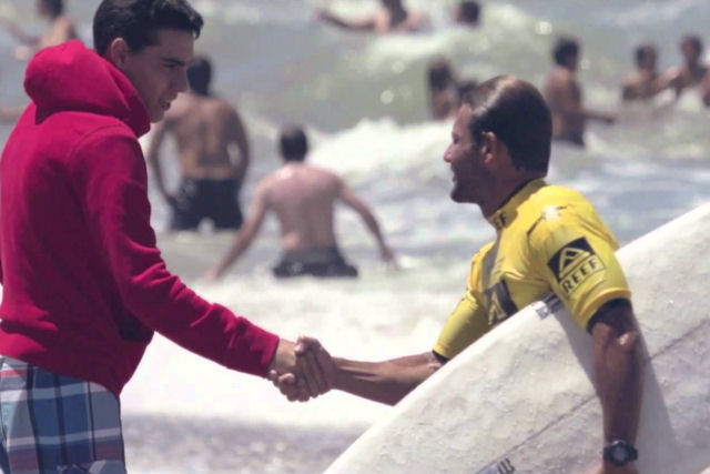 O pentacampeão de surf argentino foi desqualificado pela melhor razão do mundo