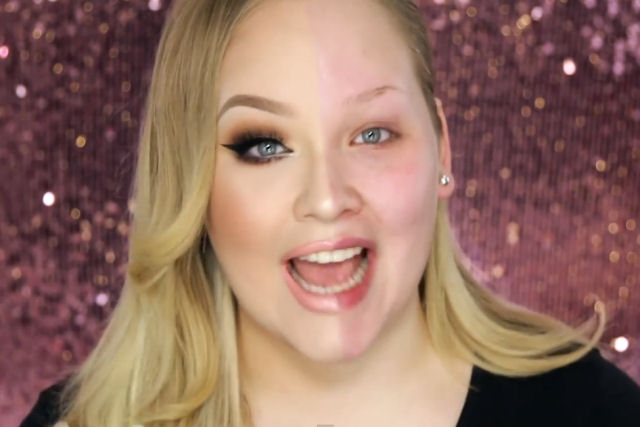 Garota prova que a maquiagem pode ser uma verdadeira troca de face