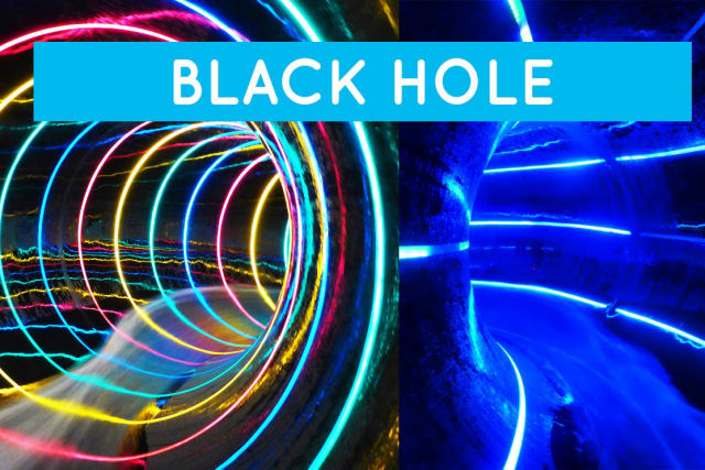 Há um toboágua na Alemanha chamado ?buraco negro? que permite aos frequentadores viajar no tempo e espaço
