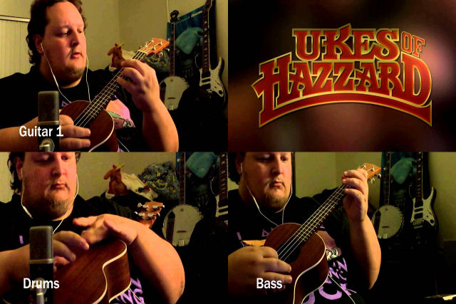 Já imaginou como seria ?One?, do Metallica, tocada somente no ukulele?