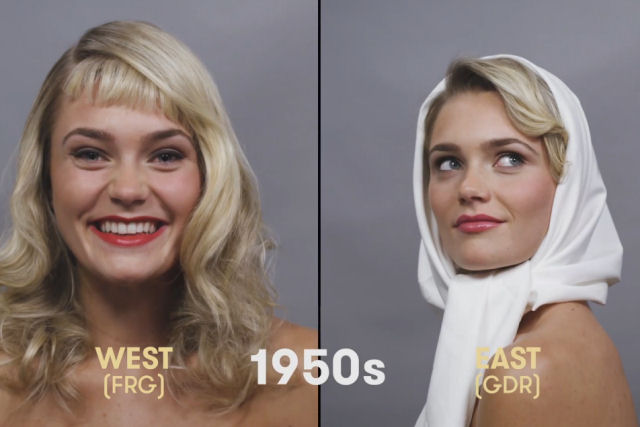 100 anos de estilos de beleza alemã em pouco mais de um minuto