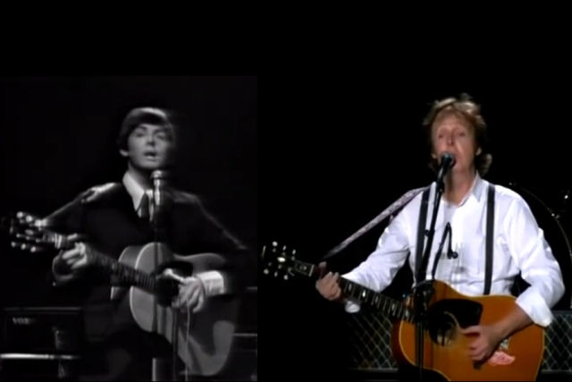 Assista Paul McCartney cantando ?Yesterday? Em 1965 e em 2011