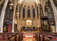 As fotografias panorâmicas verticais das igrejas de Nova Iorque por Richard Silver