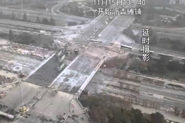 A inacreditável reconstrução de uma ponte chinesa em menos de dois dias