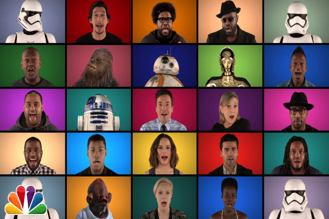 Star Wars: elenco e Jimmy Fallon cantam tema do filme a cappella