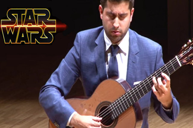 Um lindo cover do tema de Star Wars interpretado por um violão