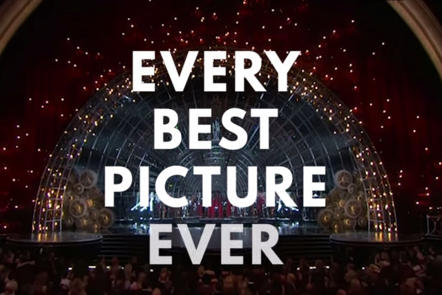 Todos os filmes ganhadores do Oscar em apenas um vídeo