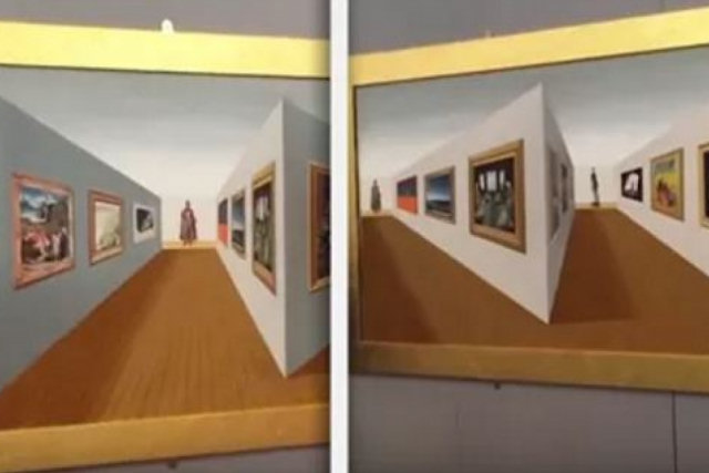 Uma ilusão óptica digna de um museu