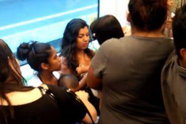 Jovem peruana negou-se a dar o assento a uma mãe com seu filho e levou uma surra