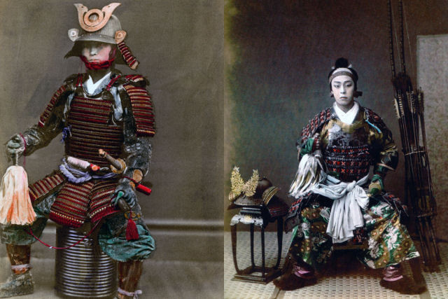 Os ltimos samurais em curiosas fotos do sculo XIX