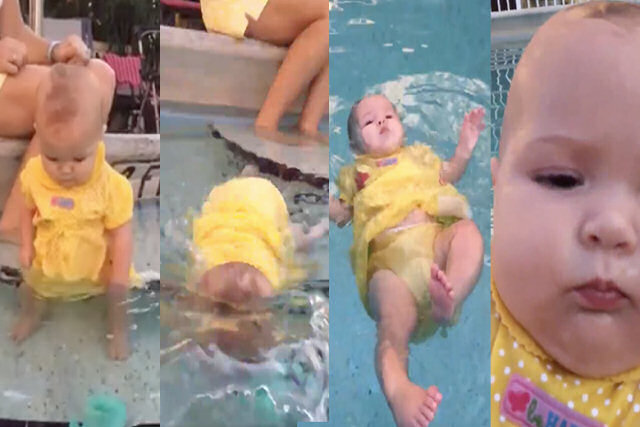 Vídeo em que um bebê cai na água e não recebe ajuda desata a polêmica