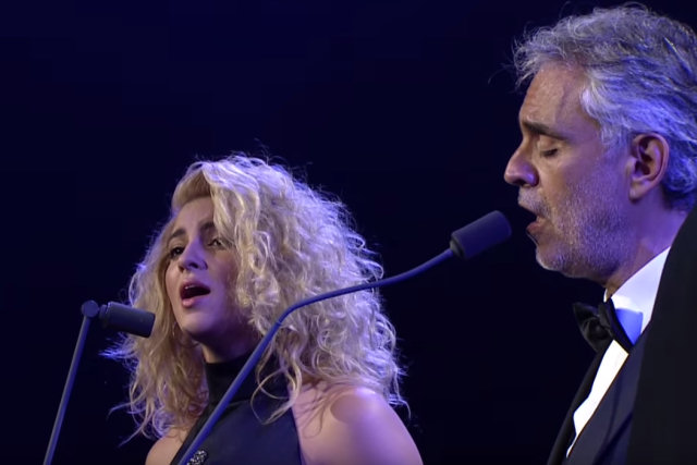 Duo entre Andrea Bocelli e Tori Kelly é uma carícia na alma!