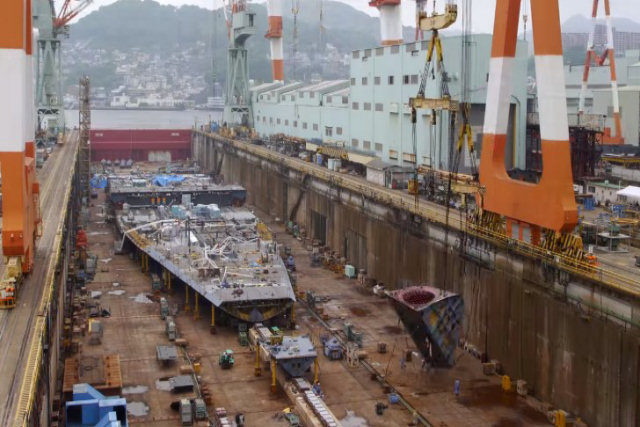 Este time-lapse mostra como nasce uma navio de 2 bilhões?